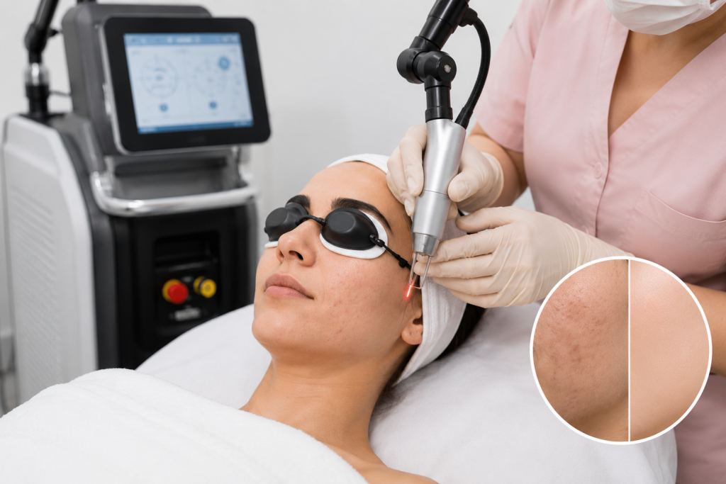 Fractional Laser Treatment for Scar Reduction